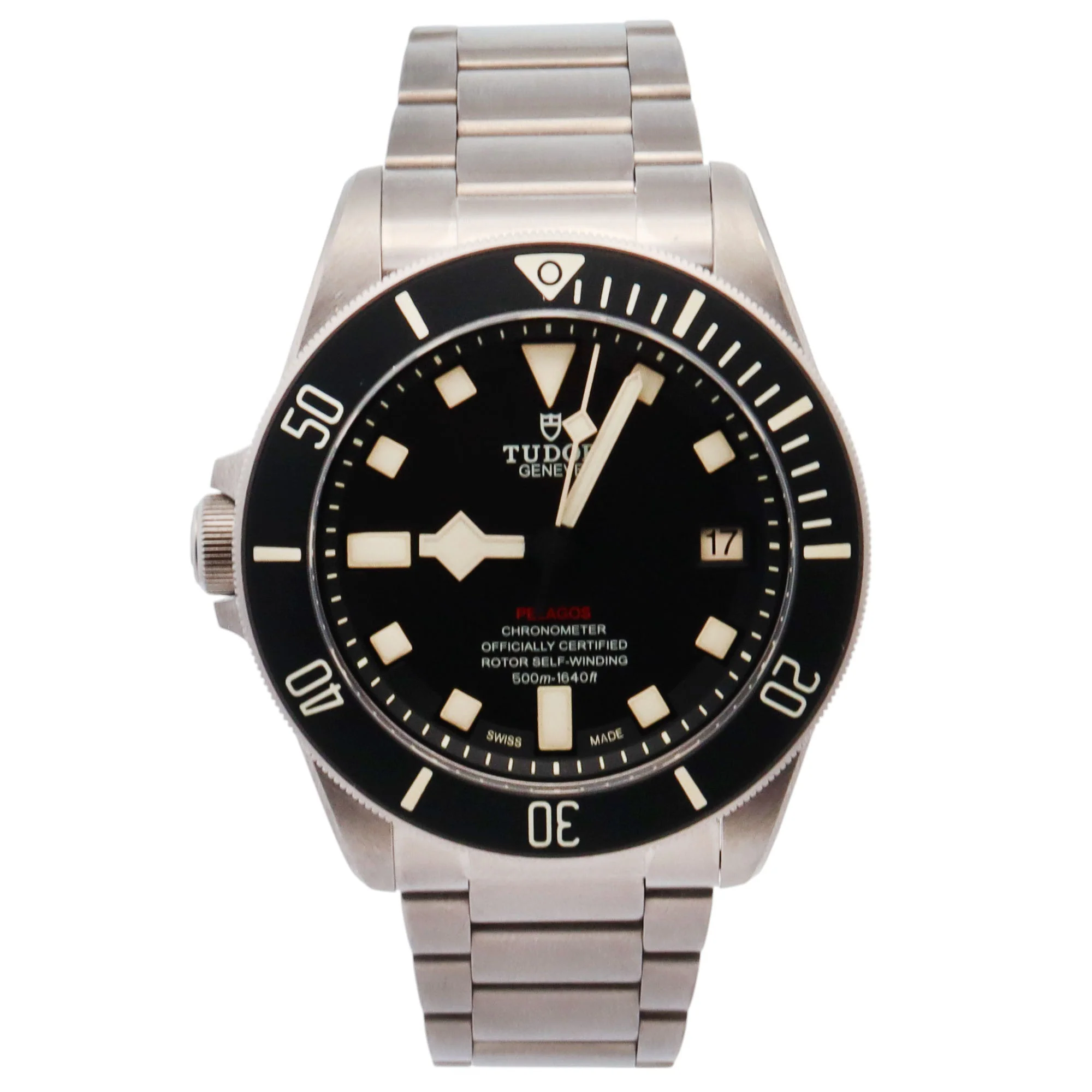 Tudor Pelagos LHD 42mm Black Dial Watch Ref# 25610TNL