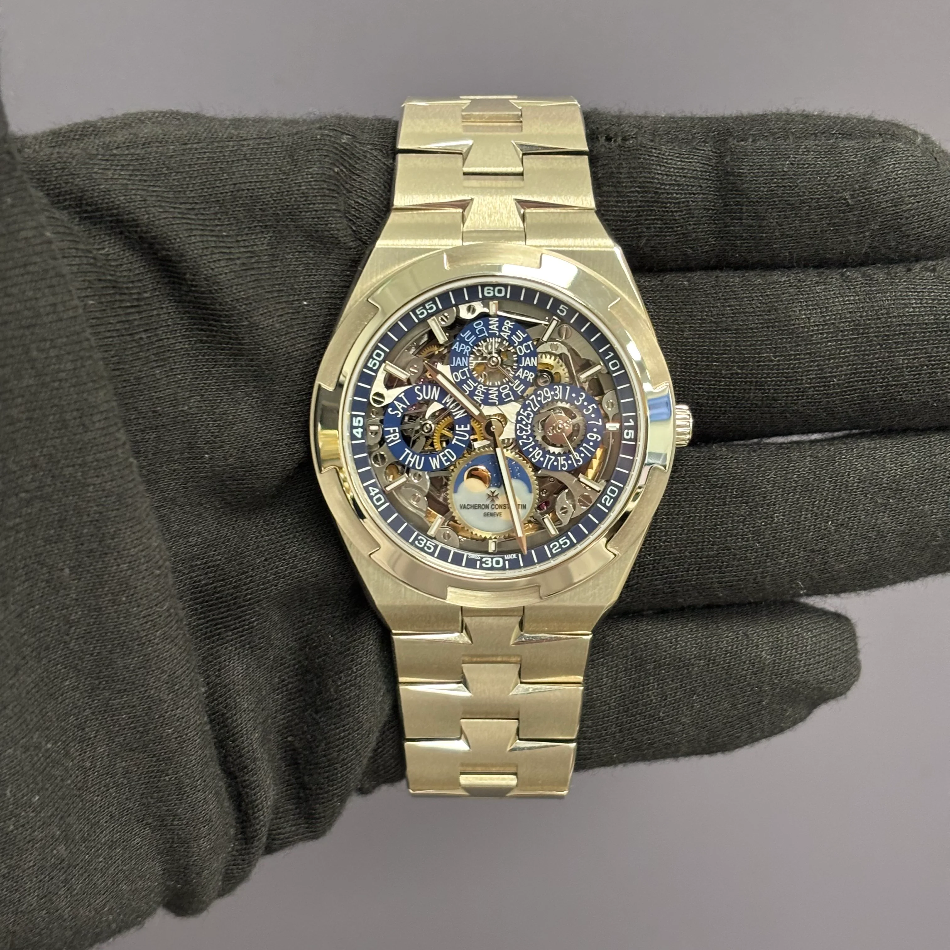Vacheron Constantin Overseas 41.5mm Openwork Dial Watch Ref# 4300V/120G-B946 - Image 2