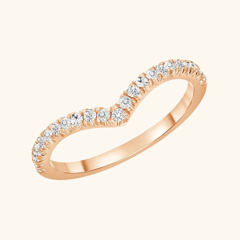The Vivi Chevron Diamond Band - Image 4