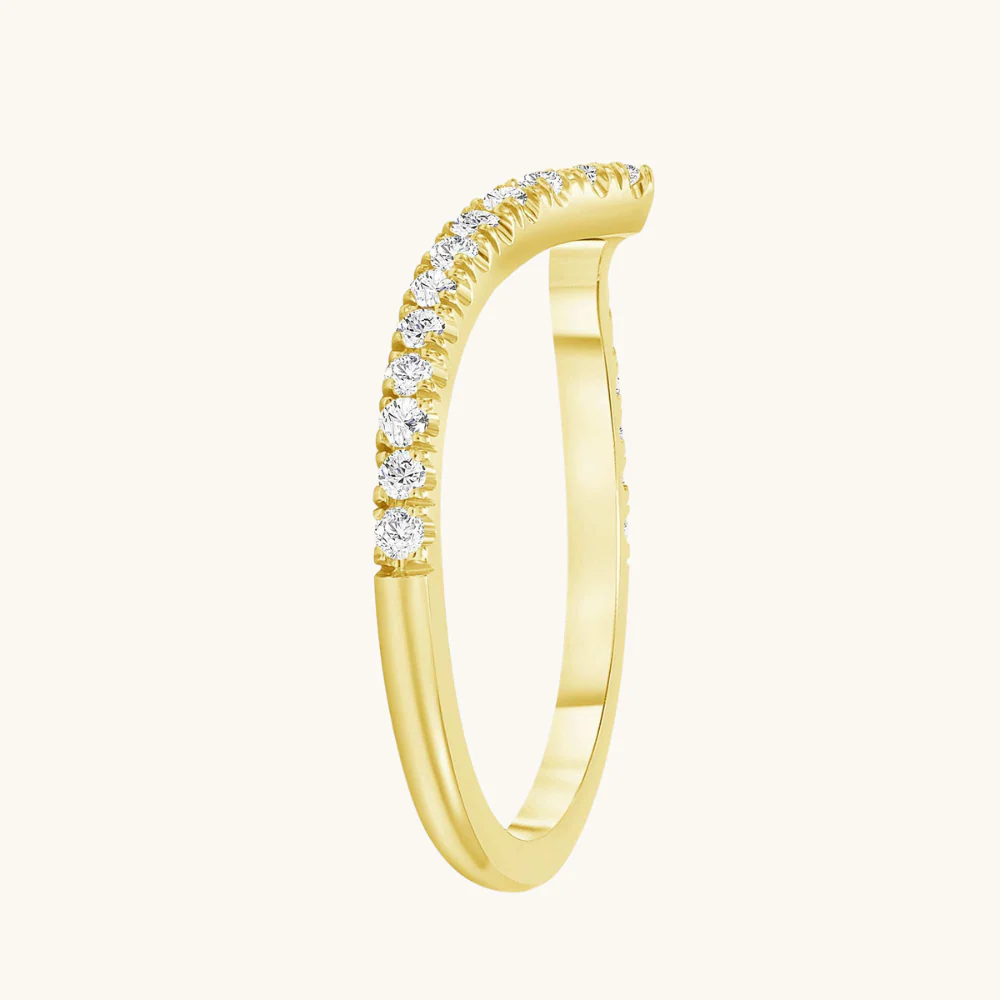 The Vivi Chevron Diamond Band - Image 5
