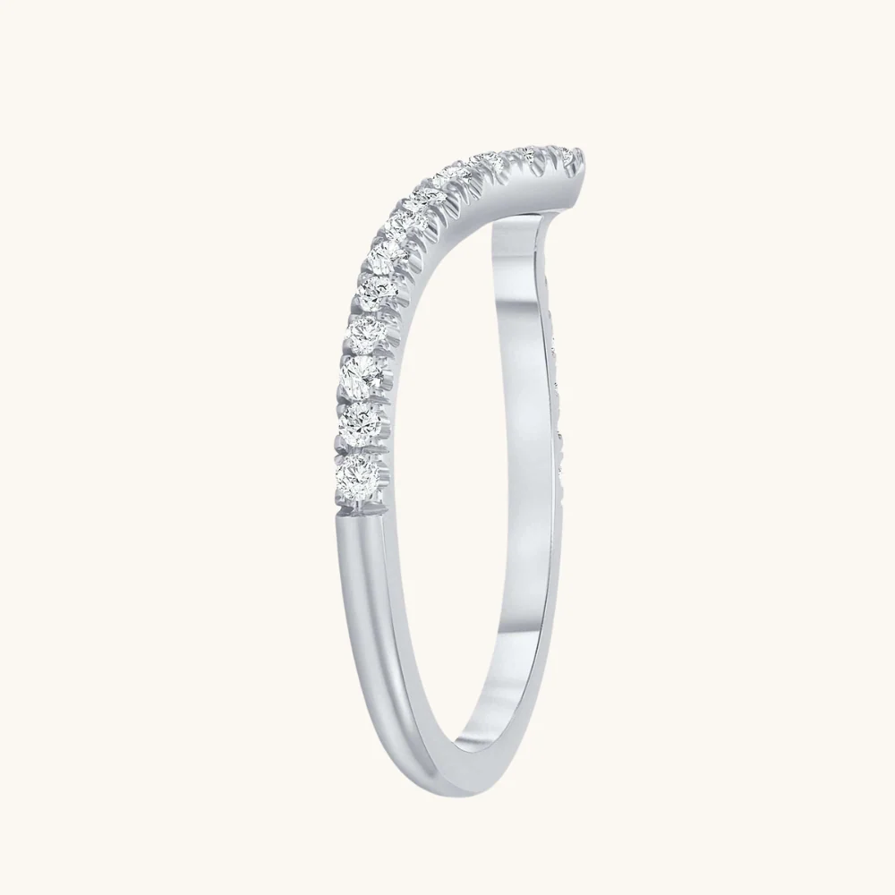 The Vivi Chevron Diamond Band - Image 6
