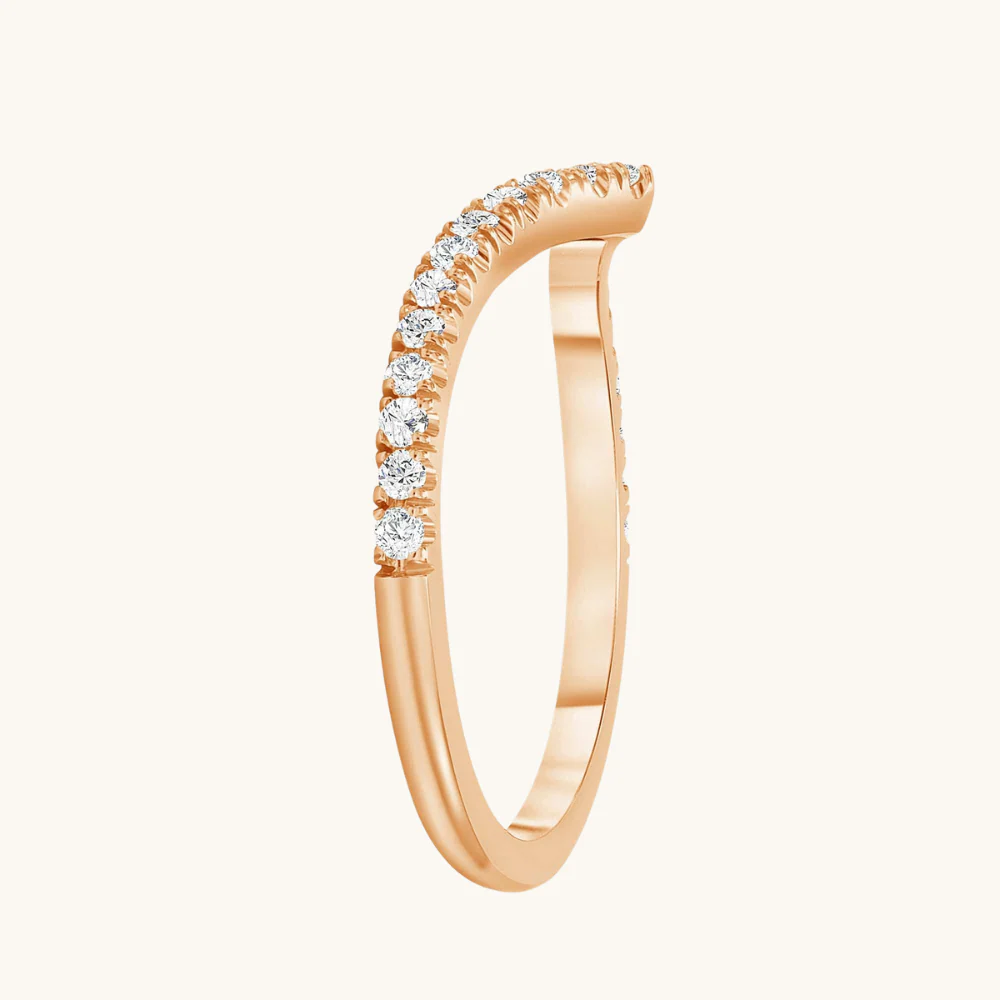 The Vivi Chevron Diamond Band - Image 7