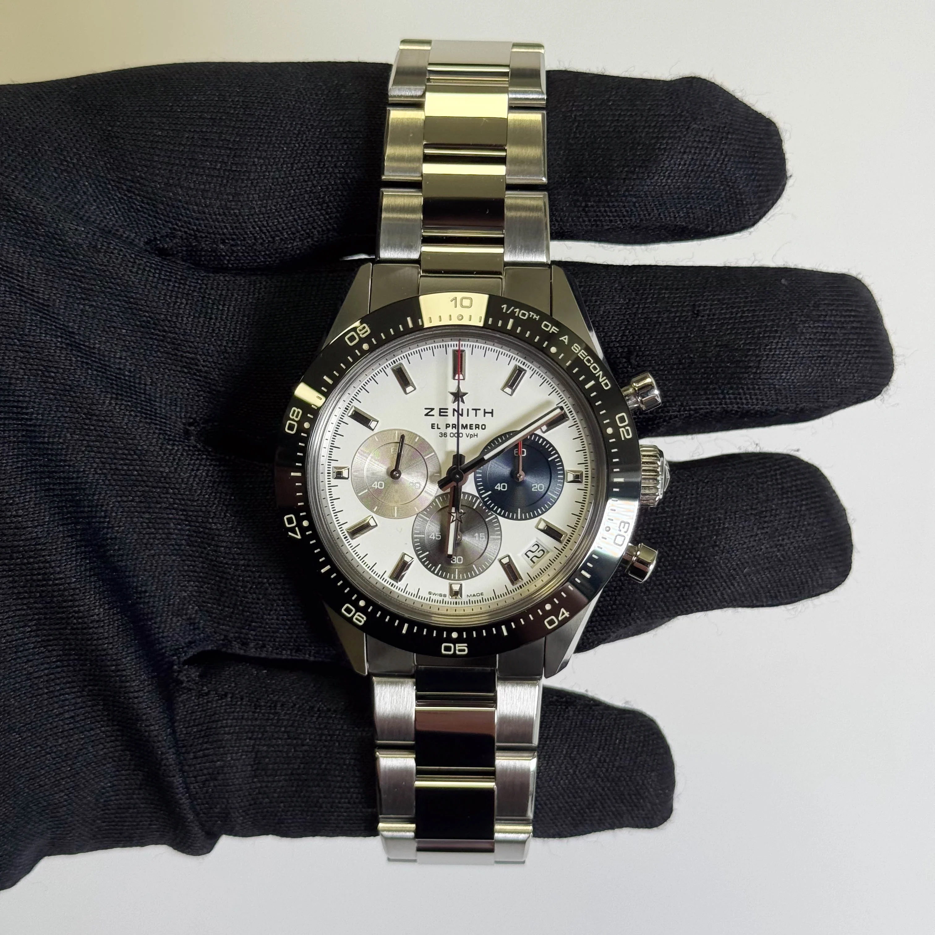 Zenith El Primero 41mm White Dial Watch Ref# 03.3100.3600/69.M3100 - Image 2