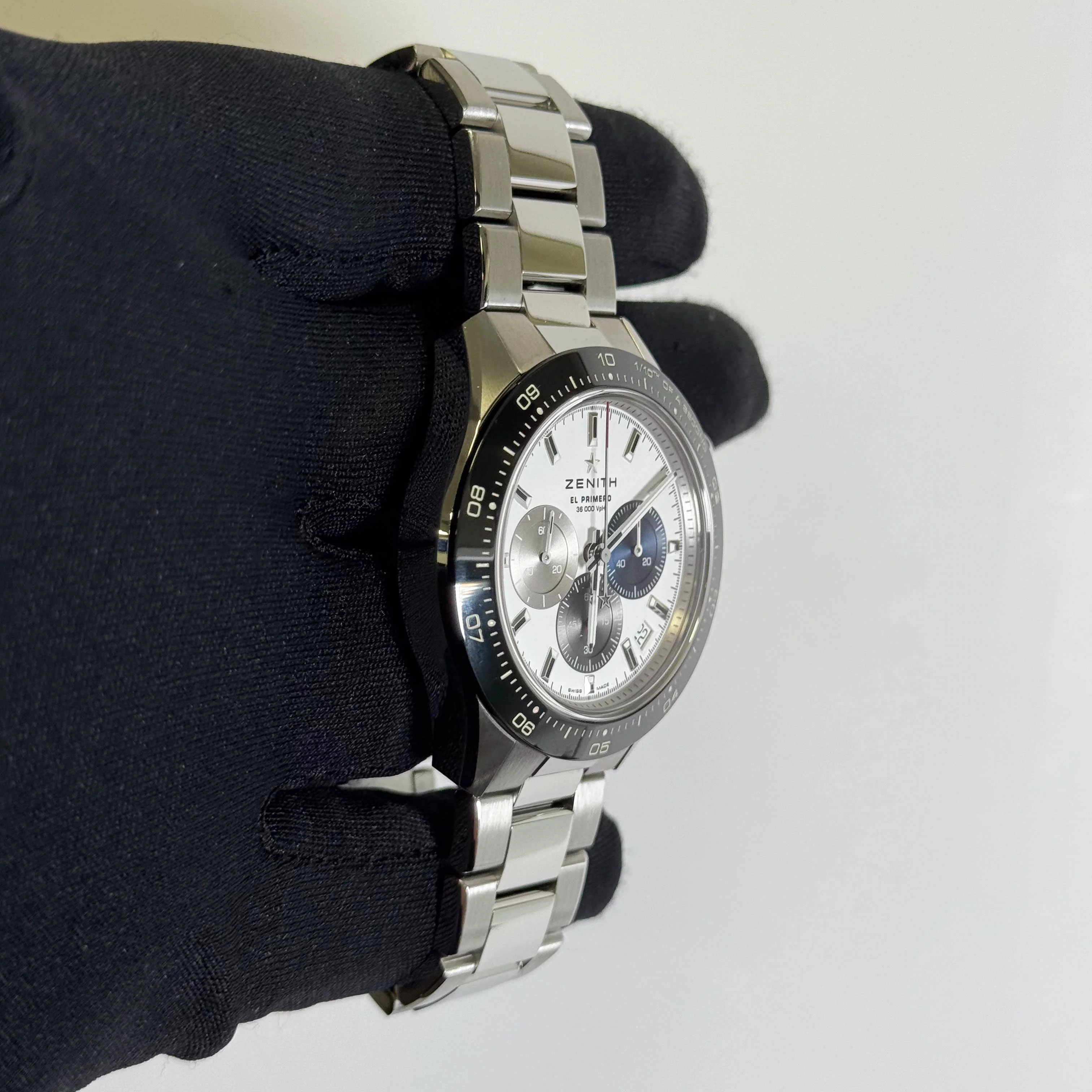 Zenith El Primero 41mm White Dial Watch Ref# 03.3100.3600/69.M3100 - Image 3